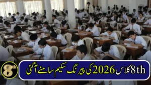 8th Class Science Smart Syllabus & Pairing Scheme 2026 